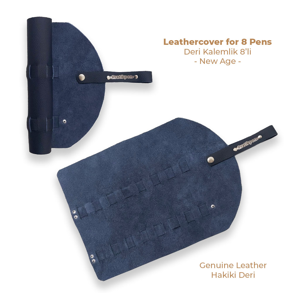 Deri Kalemlik 8 li New Age